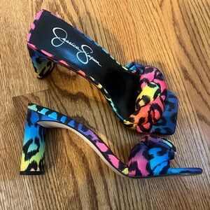 Jessica Simpson Neon Leopard Shoes